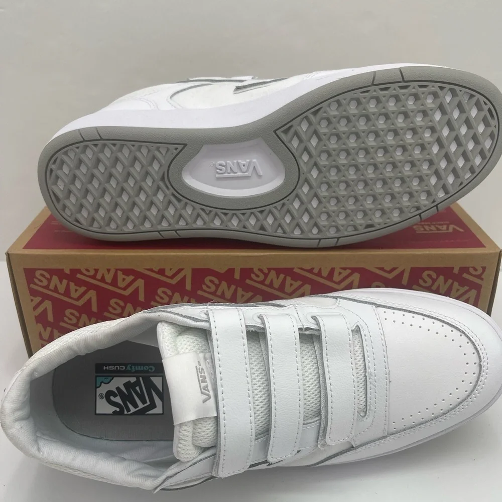 Vans Men’s Lowland Cc Velcro 
Sport True White/Drizzle Sneakers 
VN000CRJXP3 - Picture 5 of 16